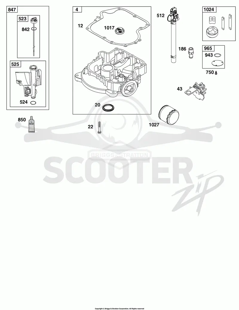 Crankcase Cover/Sump and Lubrication Group