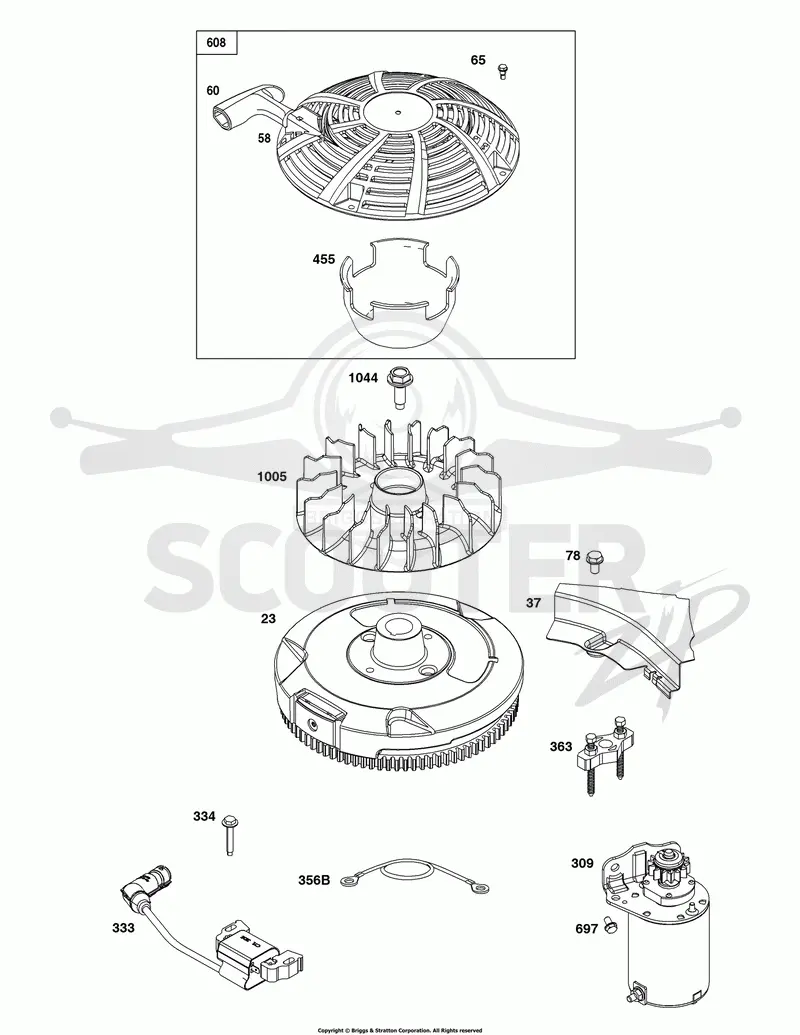 Flywheel, Ignition, and Starter Group