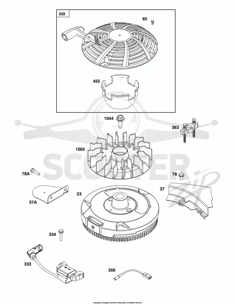 Flywheel, Ignition, and Starter Group