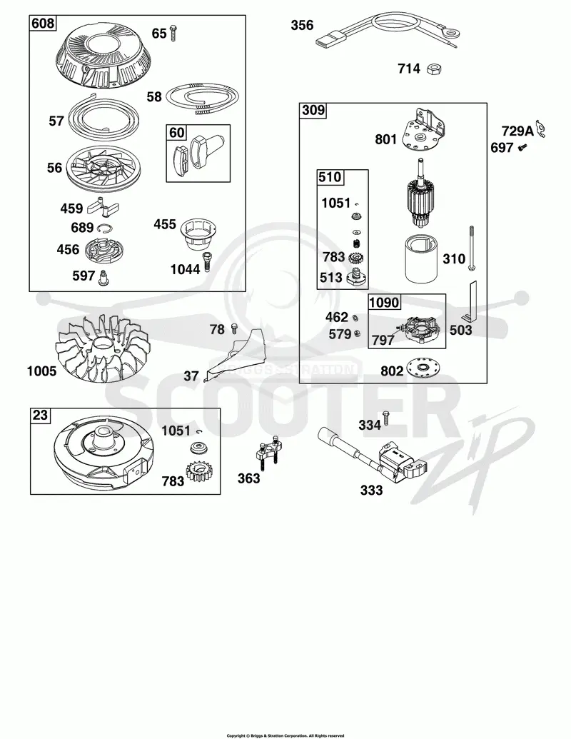 Flywheel, Ignition, and Starter Group