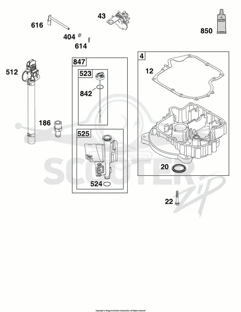 Crankcase Cover/Sump and Lubrication Group