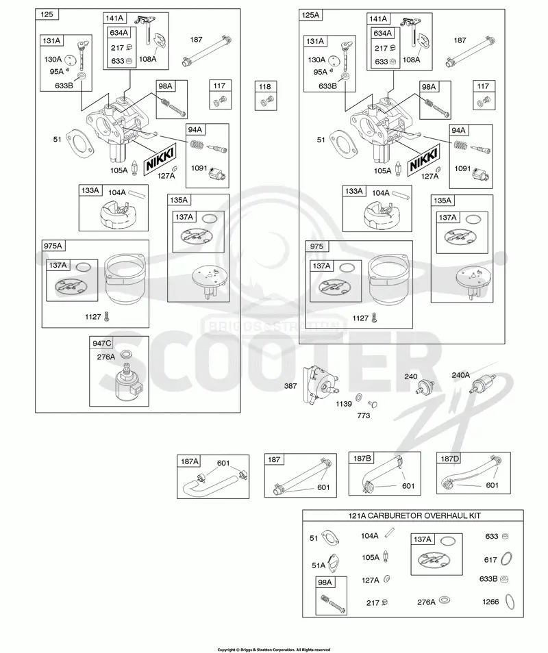 Carburetor, Fuel Supply, Kit - Carburetor Overhaul