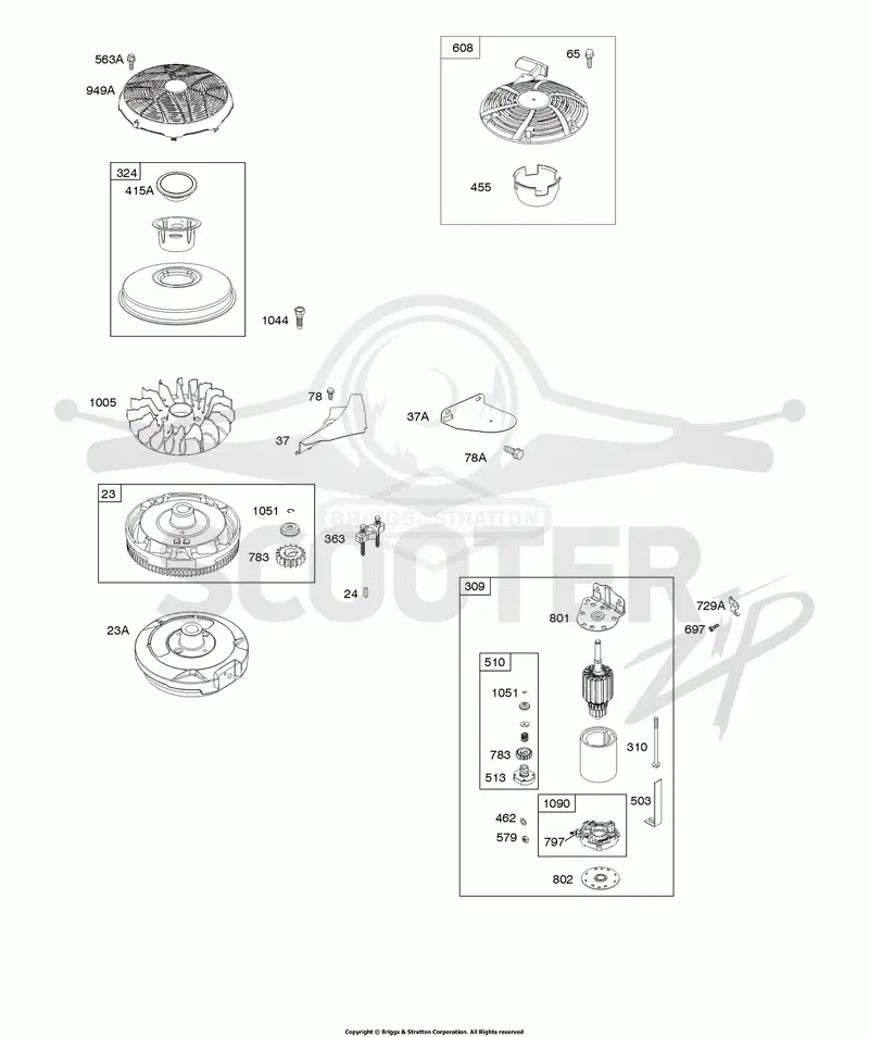 Electric Starter, Flywheel