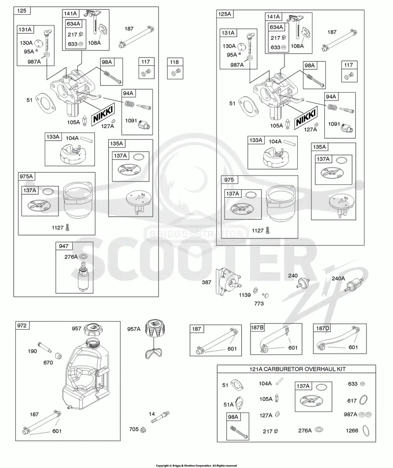 Carburetor, Fuel Supply, Kit - Carburetor Overhaul