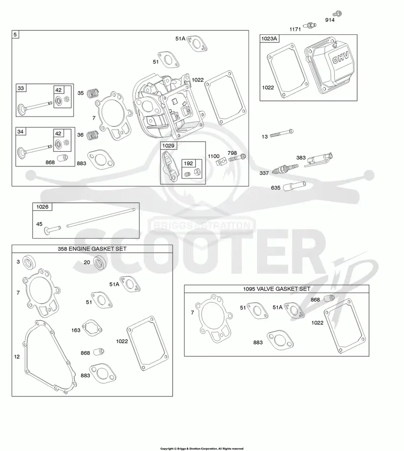 Cylinder Head, Gasket Set - Engine, Gasket Set - Valve, Valves