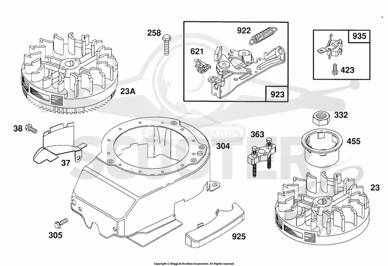 Blower Hsg, Flywheels