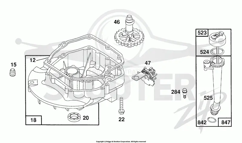 Sump Base Assembly, Oil Fill