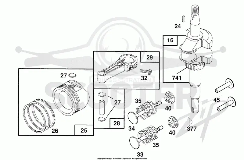 Crankshaft, Piston Group