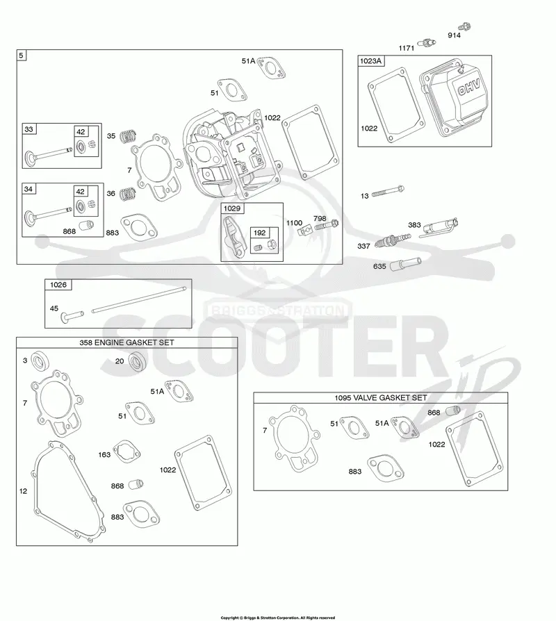 Cylinder Head, Gasket Set - Engine, Gasket Set - Valve, Valves