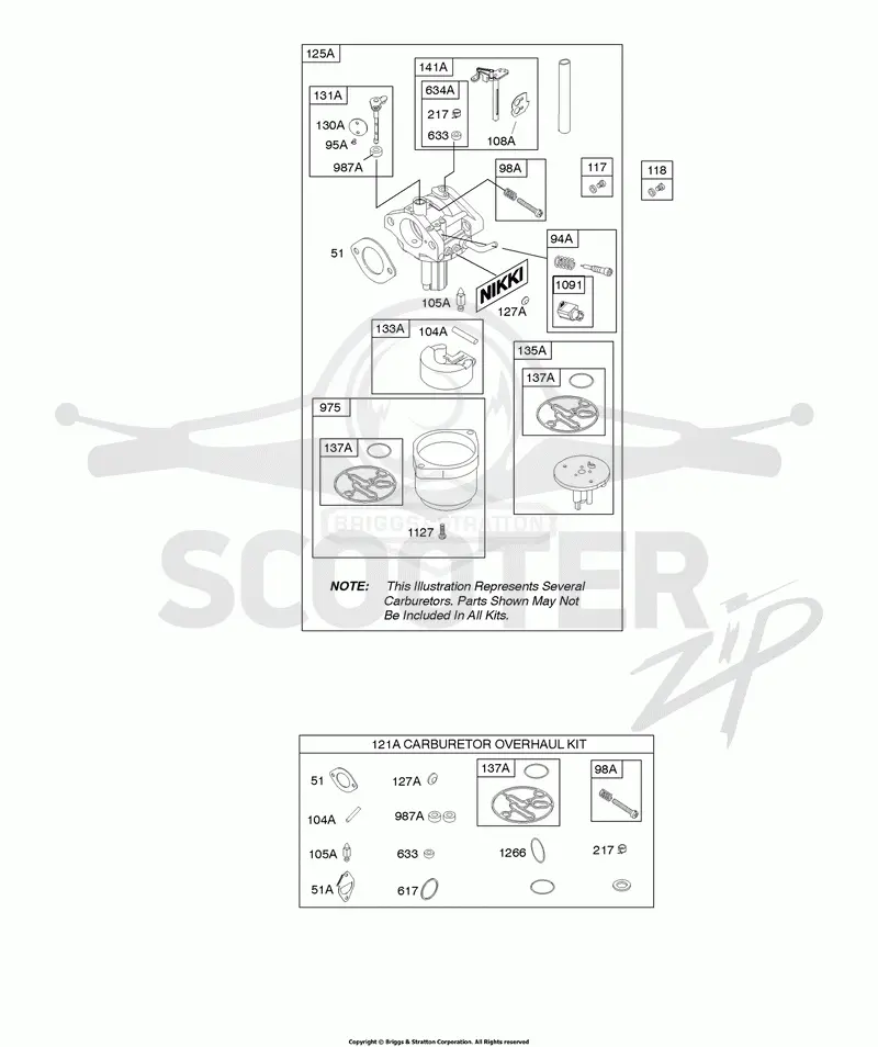 Carburetor, Kit - Carburetor Overhaul