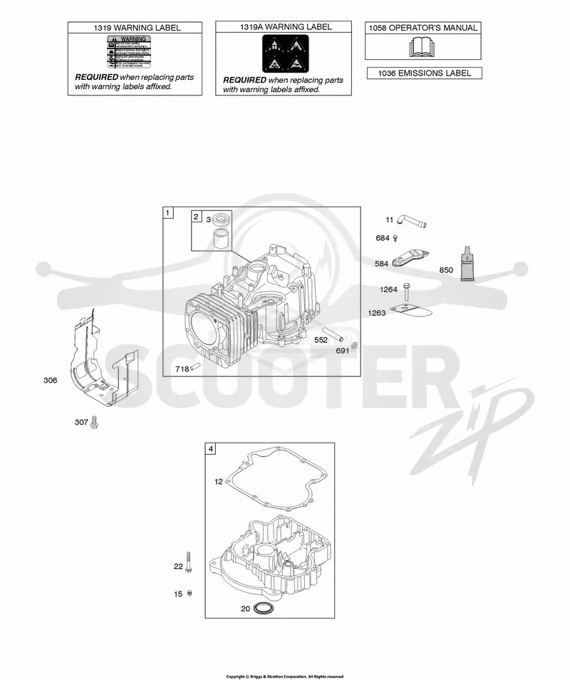 Cylinder, Engine Sump