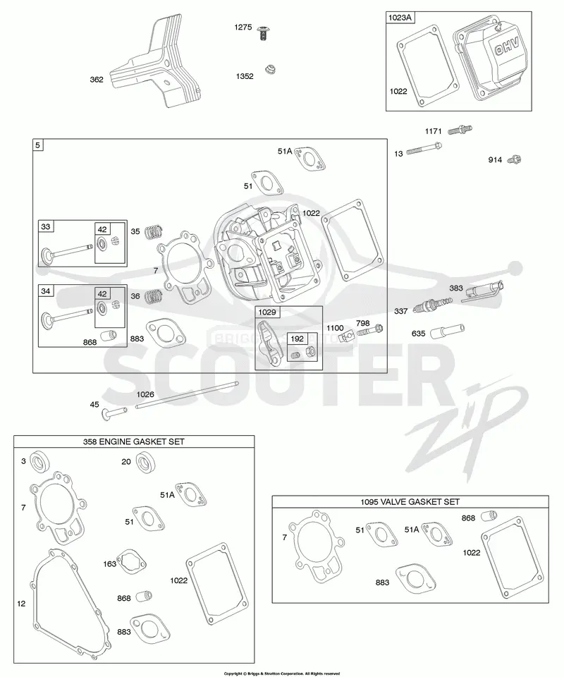 Cylinder Head, Gasket Set - Engine, Gasket Set - Valve, Valves