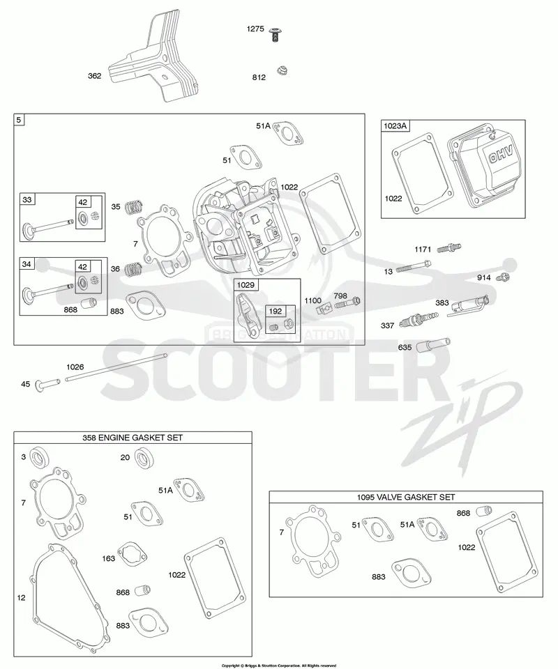 Cylinder Head, Gasket Set - Engine, Gasket Set - Valve, Valves