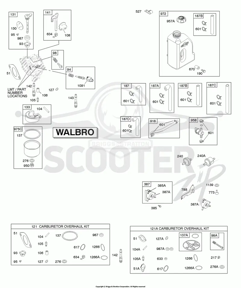 Carburetor, Fuel Supply, Kit - Carburetor Overhaul