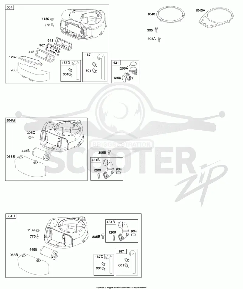Air Cleaner, Blower Housing