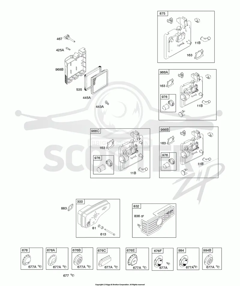 Air Cleaner, Exhaust System