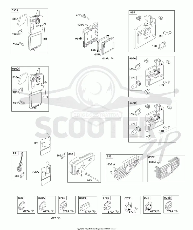 Air Cleaner, Exhaust System
