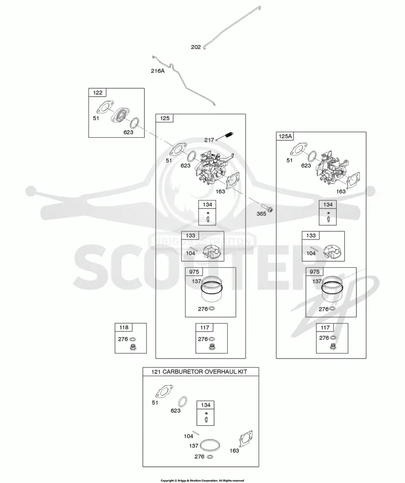 Carburetor, Carburetor Overhaul Kit