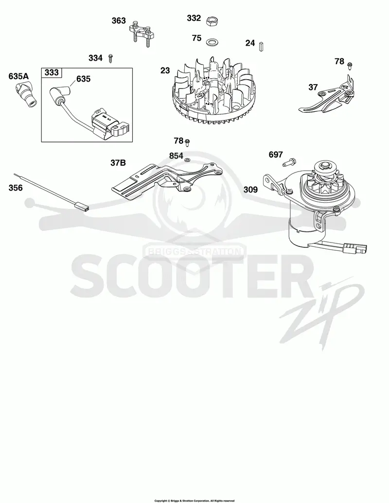 Flywheel, Ignition,and Starter Group