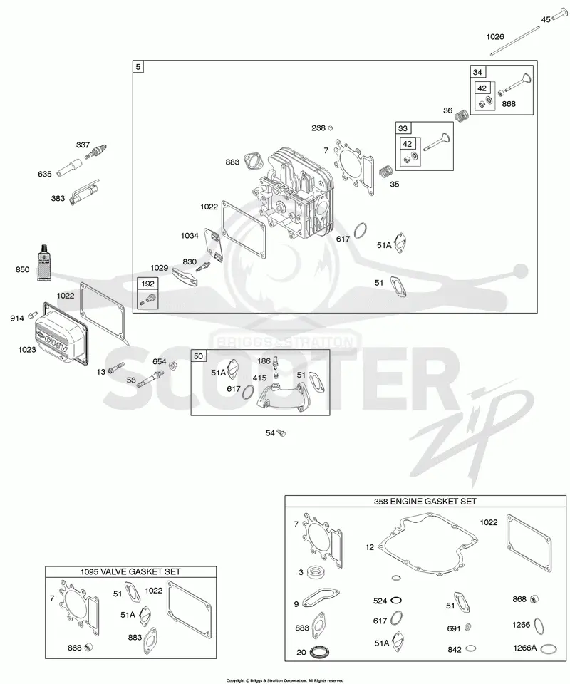 Cylinder Head, Gasket Set - Engine, Gasket Set - Valve, Valves
