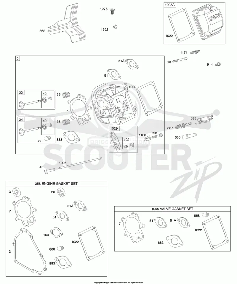 Cylinder Head, Gasket Set - Engine, Gasket Set - Valve, Valves
