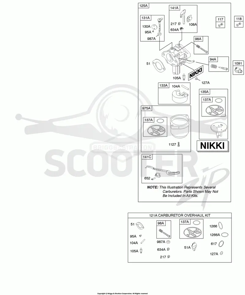 Carburetor, Kit - Carburetor Overhaul