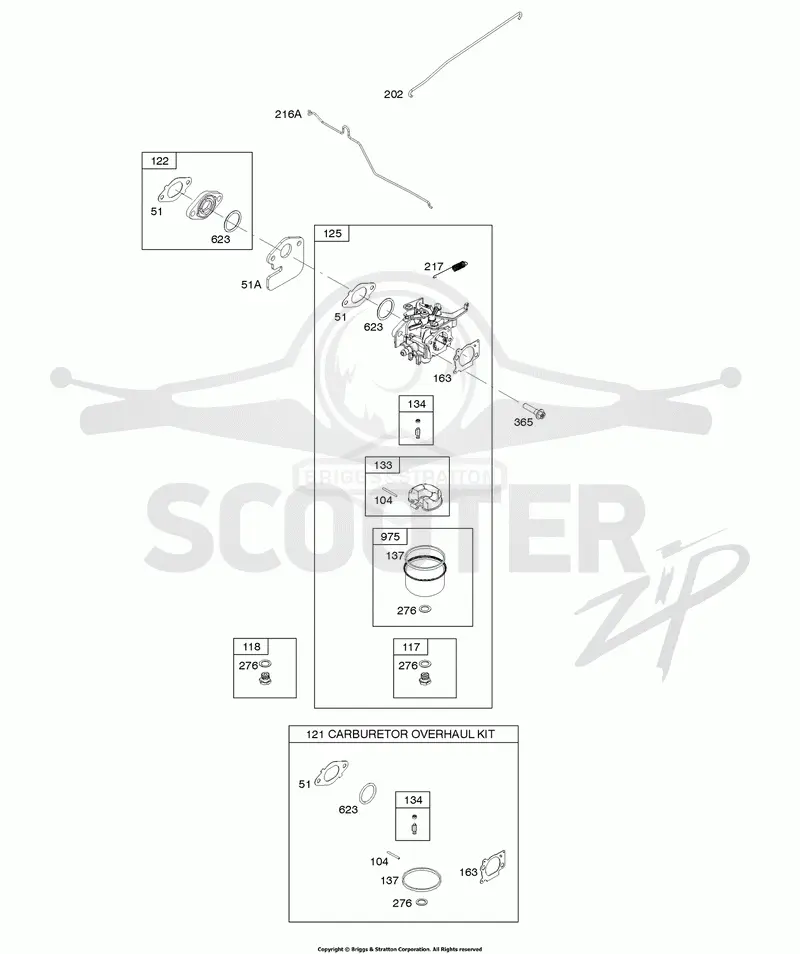 Carburetor, Carburetor Overhaul Kit