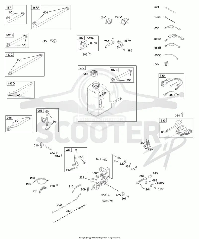 Controls, Fuel Supply, Governor Spring, Ignition