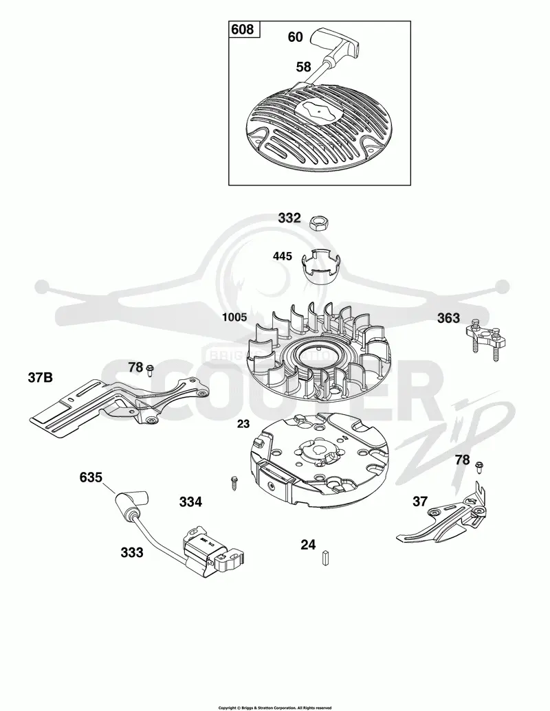 Flywheel, Ignition,and Starter Group
