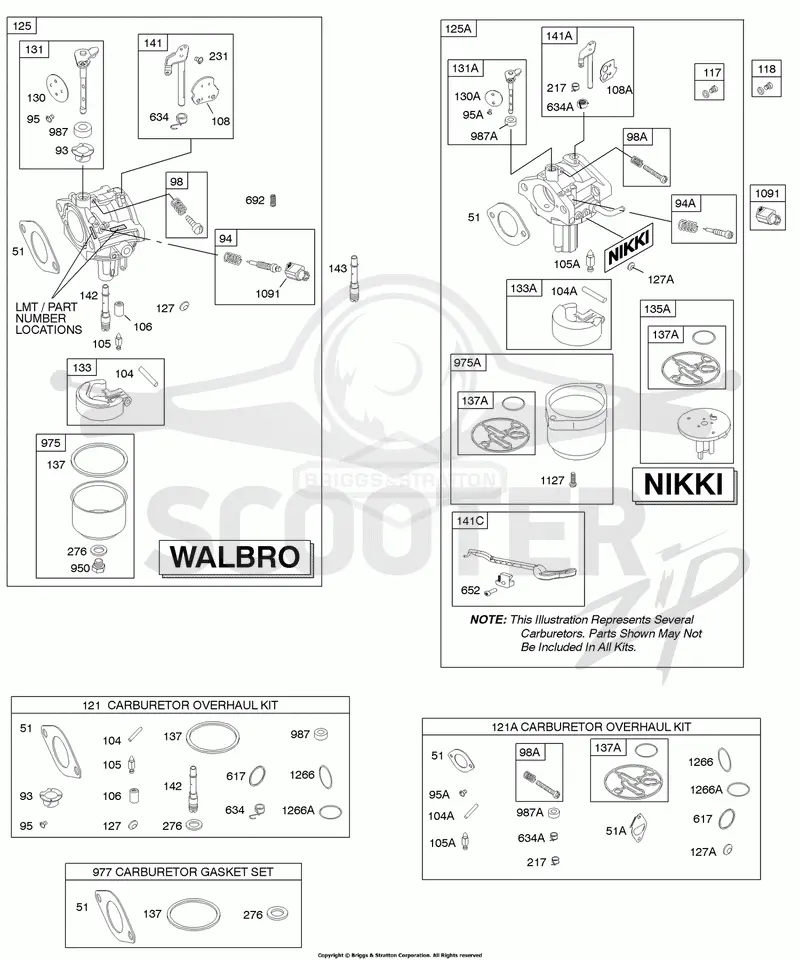 Carburetor, Kit - Carburetor Overhaul