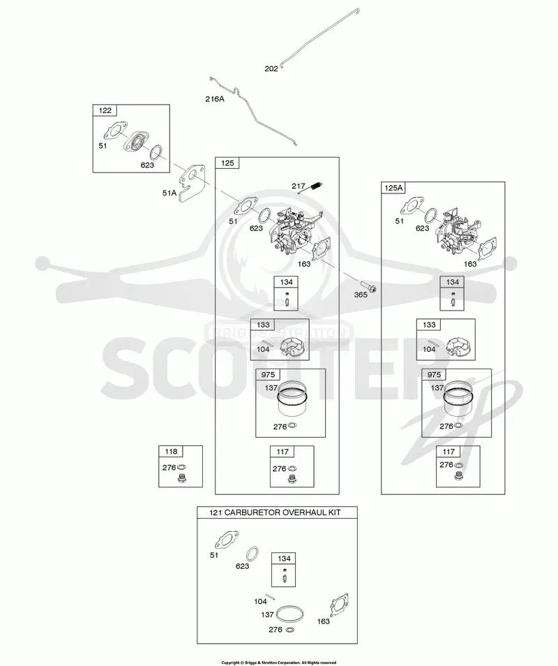 Carburetor, Carburetor Overhaul Kit