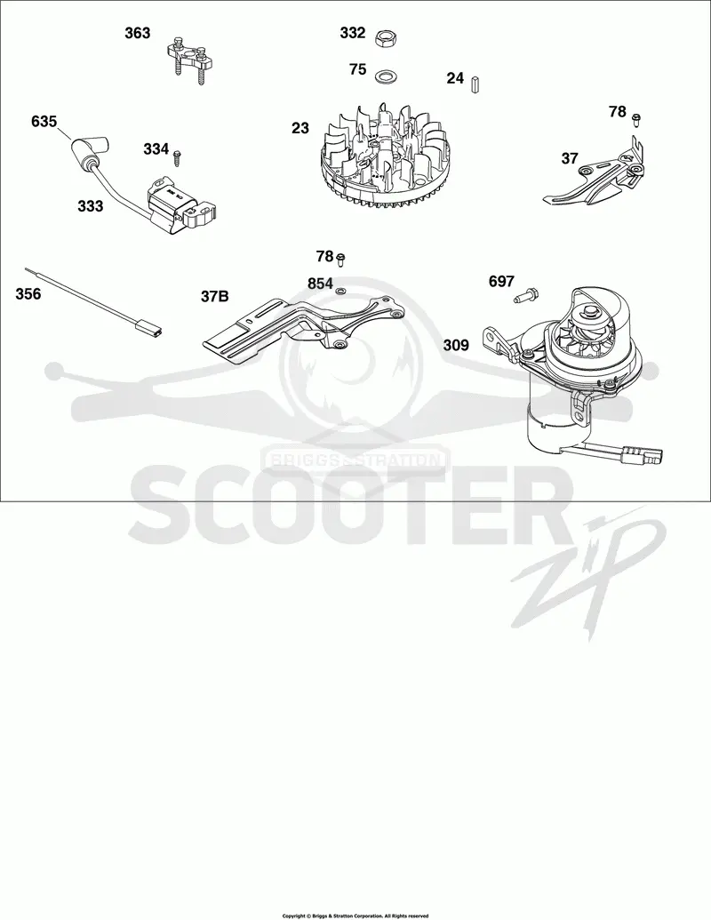 Flywheel, Ignition, and Starter Group