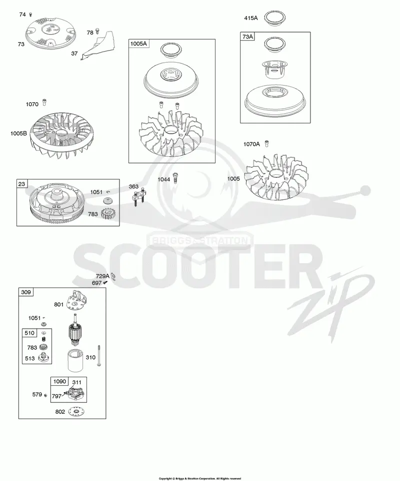 Electric Starter, Flywheel