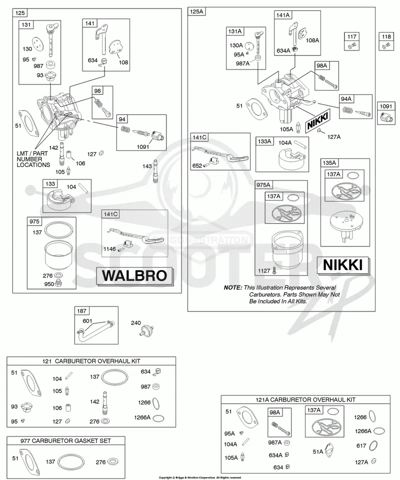 Carburetor, Fuel Supply, Gasket Set - Carburetor, Kit - Carburetor Overhaul