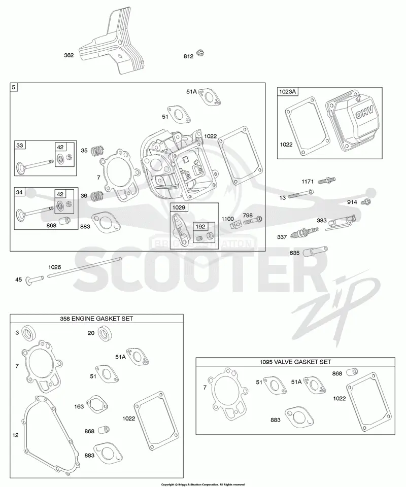 Cylinder Head, Gasket Set - Engine, Gasket Set - Valve, Valves