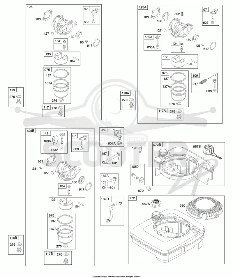 Carburetor, Fuel Supply
