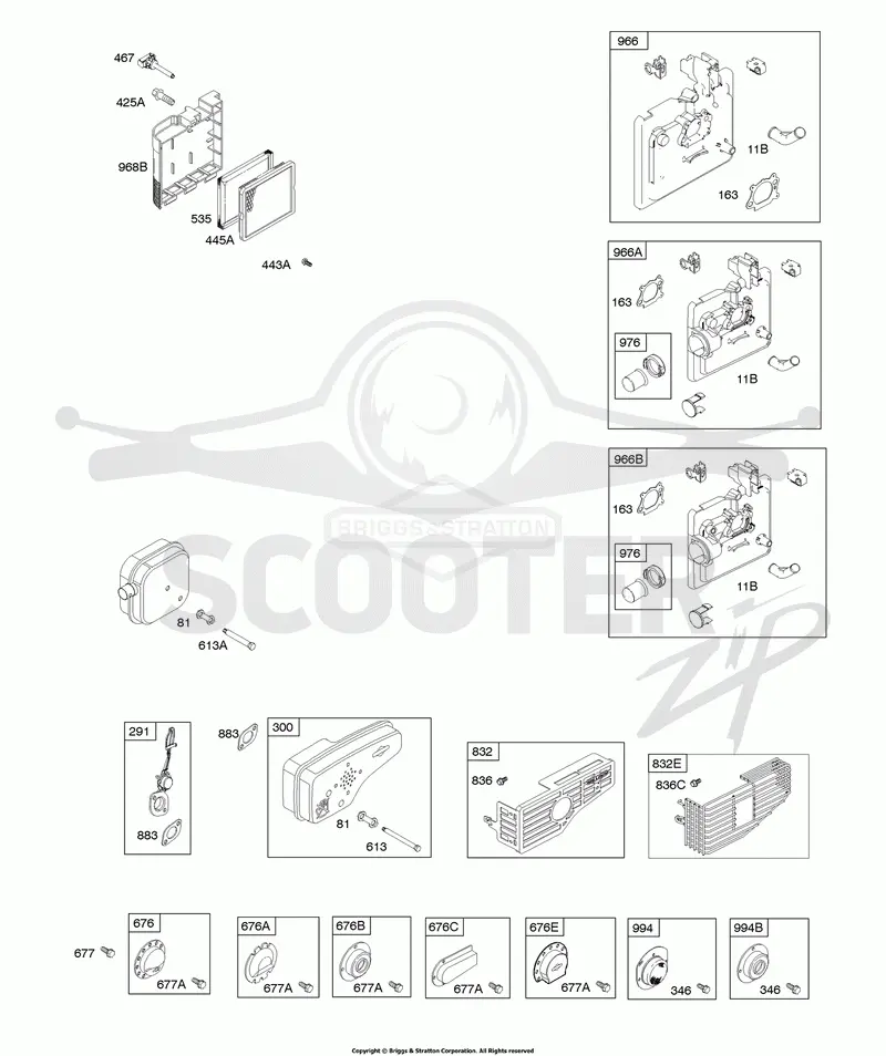 Air Cleaner, Exhaust System