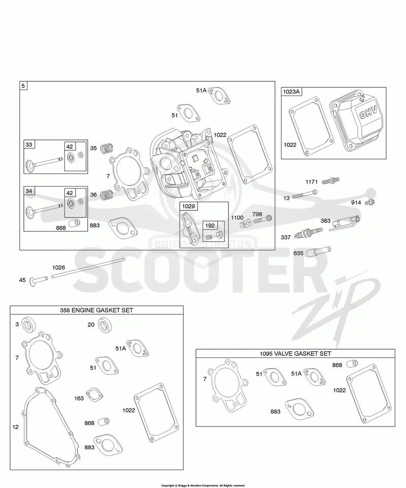 Cylinder Head, Gasket Set - Engine, Gasket Set - Valve, Valves