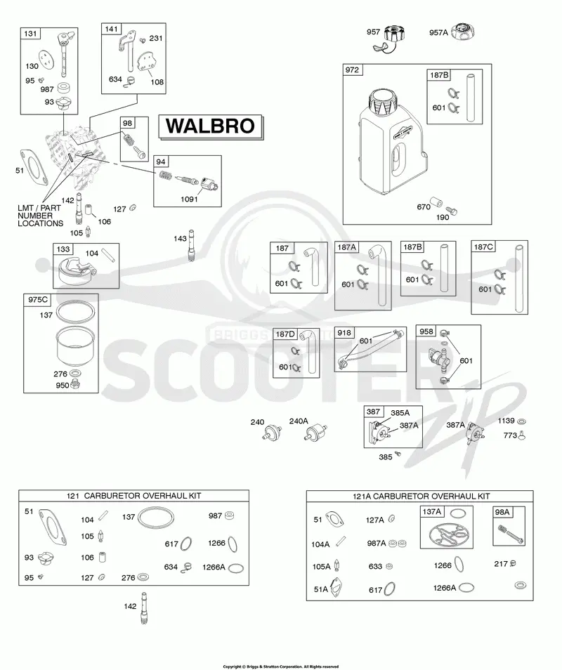 Carburetor, Fuel Supply, Kit - Carburetor Overhaul