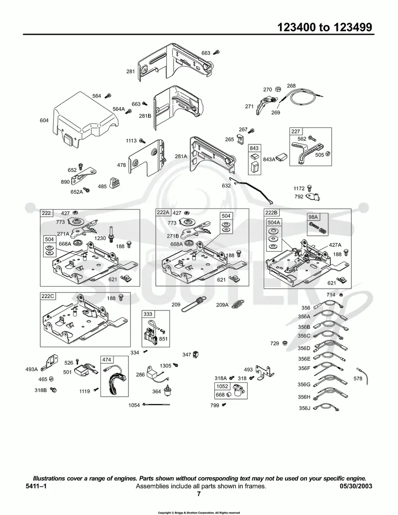 Controls, Governor Springs, Ignition