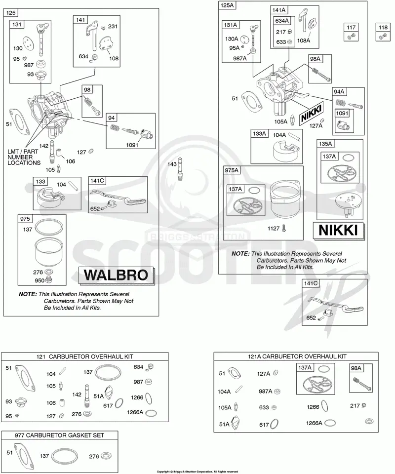Carburetor, Kit - Carburetor Overhaul