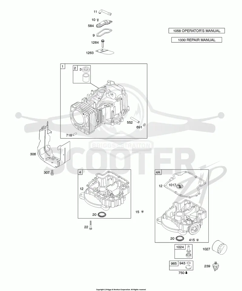 Cylinder, Engine Sump