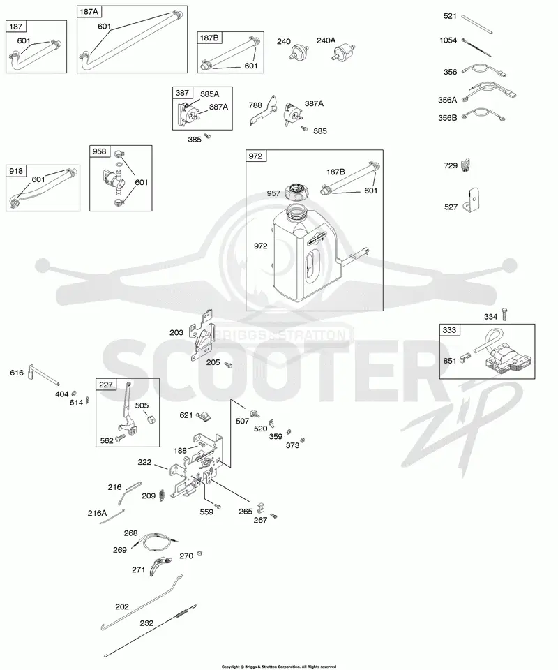 Controls, Governor Spring, Ignition