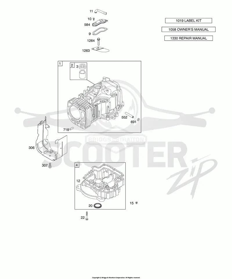 Cylinder, Engine Sump