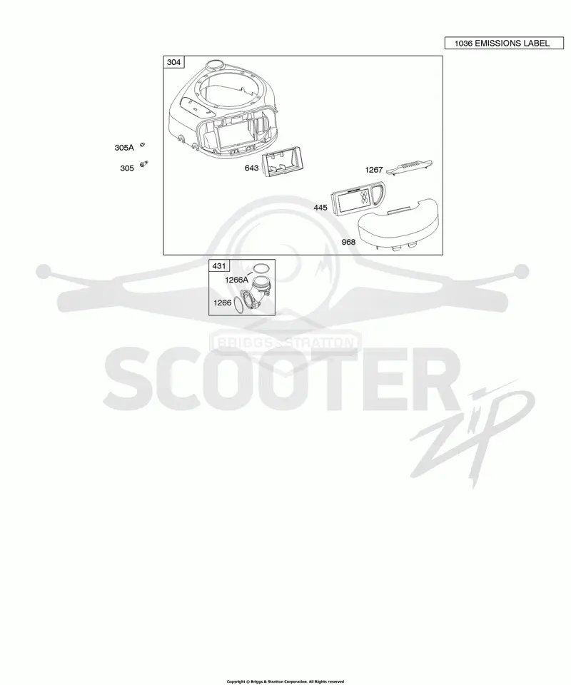 Air Cleaner, Blower Housing