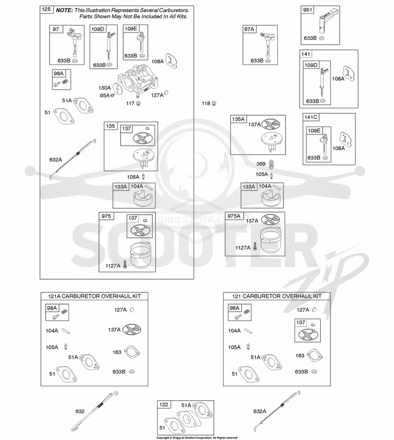 Carburetor, Kit - Carburetor Overhaul