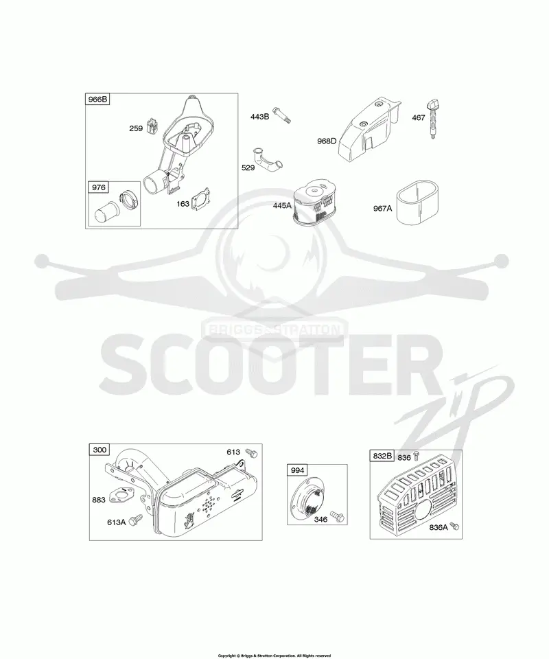 Air Cleaner, Exhaust System