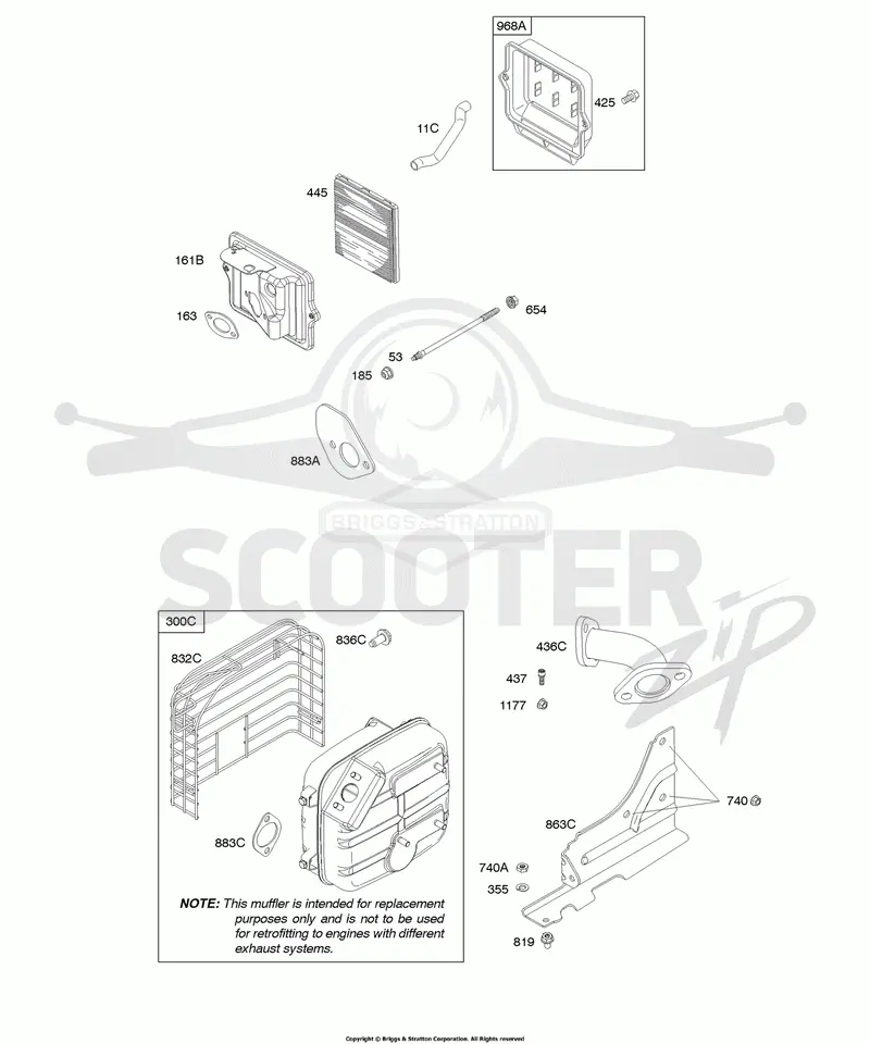 Air Cleaner, Exhaust System