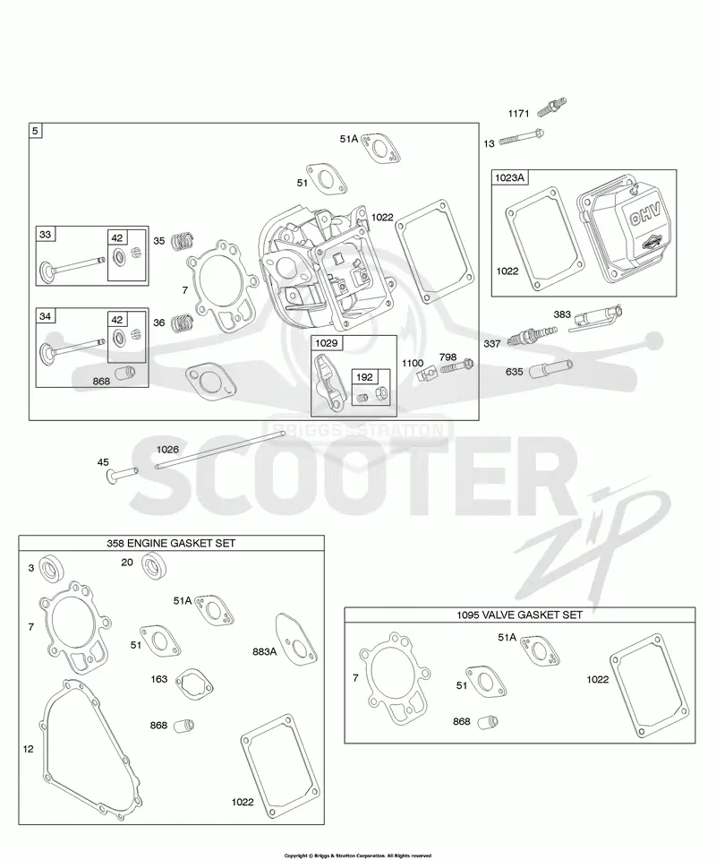 Cylinder Head, Gasket Set - Engine, Gasket Set - Valve, Valves