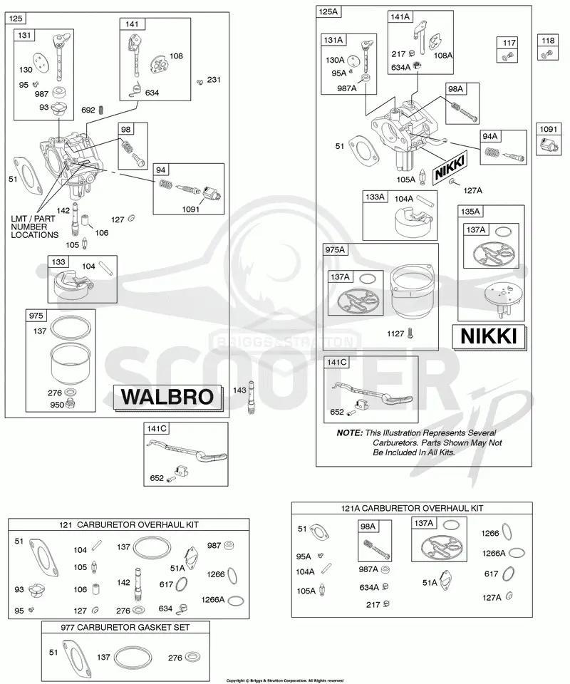 Carburetor, Kit - Carburetor Overhaul